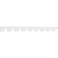 thumbnail image 1 of 5"H x 1"P x 90"L Monroe Architectural Grade PVC Dentil Trim, 1 of 10