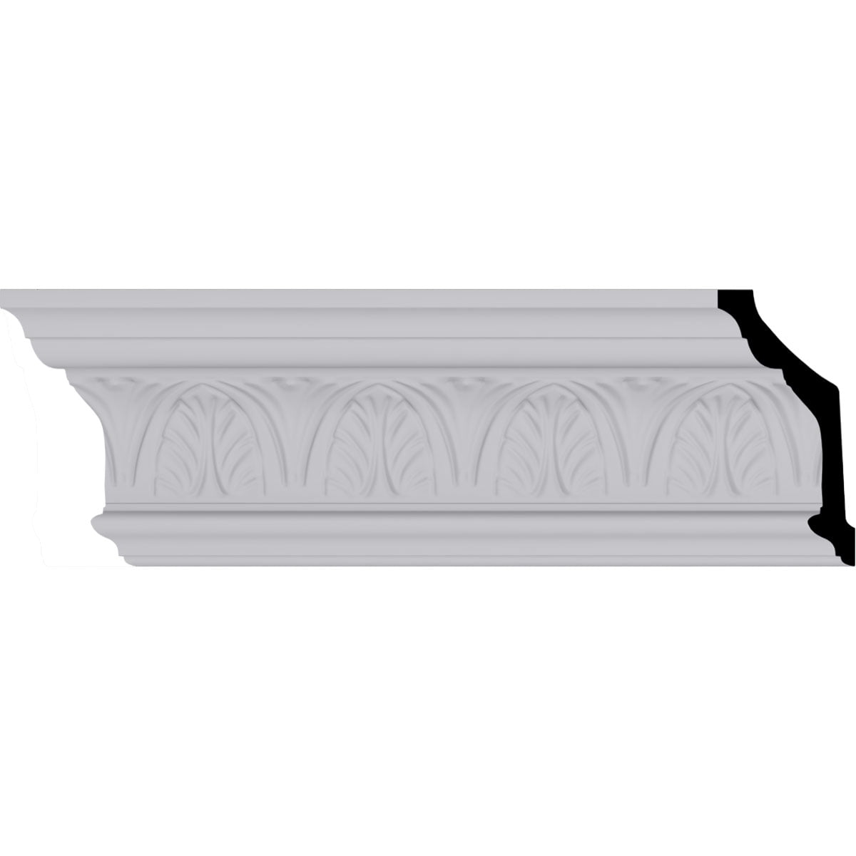 Asa Acanthus Leaf Polyurethane Crown Moulding, 94.5" Length