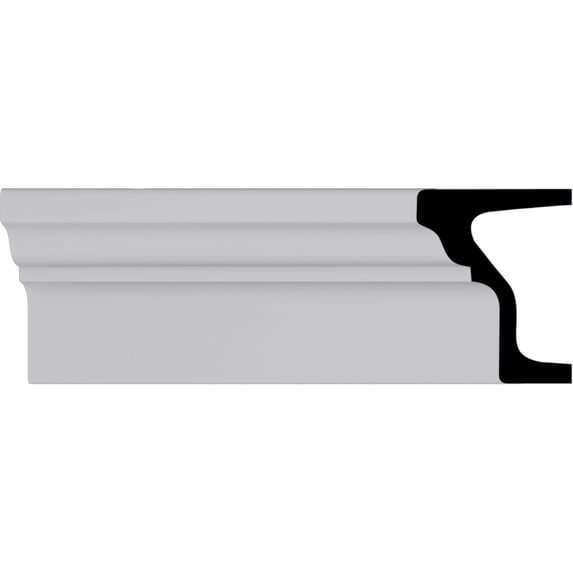 5"H x 4"P x 94 1/2"L Standard Moulding