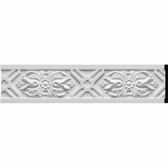 5"H x 5/8"P x 94 1/2"L Wakefield Leaf Chair Rail