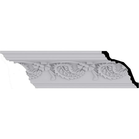 5"H x 5"P x 7 1/8"F x 94 1/2"L Wakefield Crown Moulding