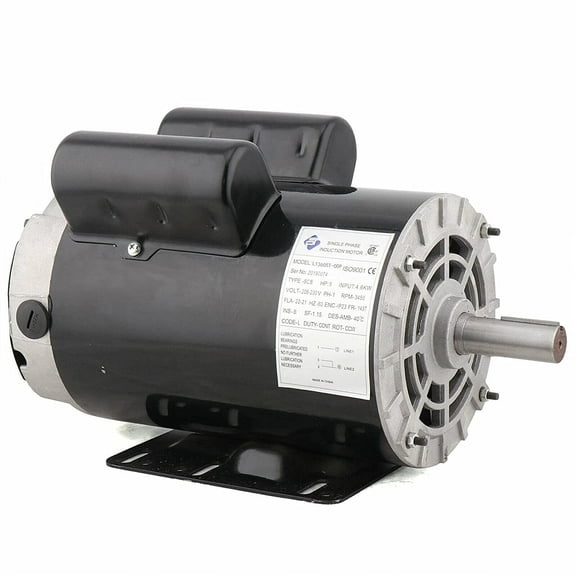 5 HP Air Compressor Electric Motor 3450RPM Single Phase 7/8" Shaft Motor 60 Hz