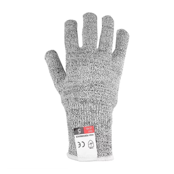 5 HPPE Cut Resistant Gloves A Pair Kitchen Work Gloves Apply To Butcher Meat Cutting Oyster Shucking Kitchen Mandoline Chef Slicing Fish Fillet ,Easy to Wear