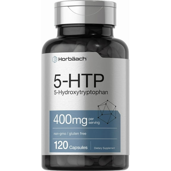 5 HTP Supplement 400mg | 120 Capsules | 5 Hydroxytryptophan | by Horbaach