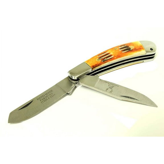 5" Hand Made Bone Handle Folding Knife