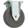 thumbnail image 1 of Medium Duty Rigid Plate Caster 5"" Hard Rubber Wheel 290 Lb. Capacity, 1 of 3