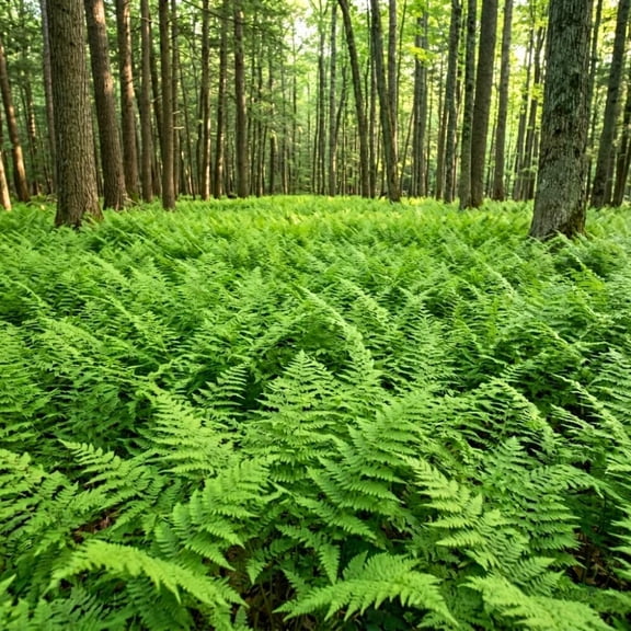 5 Hay Scented Fern Rhizomes Live Plants for Planting, Ferns Live Plants Outdoors Indoors Full Shade, Bare Roots, Fast-growing