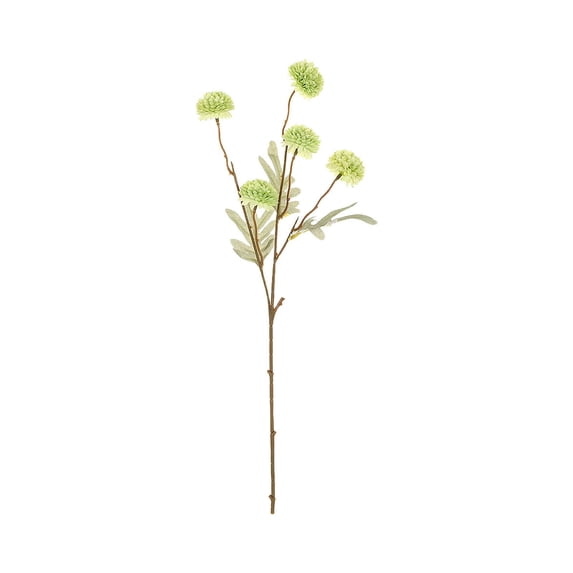 5-Head Artificial Chrysanthemum Flower Potted Plant for Wedding Home Decor Arrangement