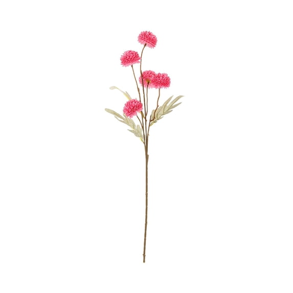 5-Head Artificial Chrysanthemum Flower Potted Plant for Wedding Home Decor Arrangement