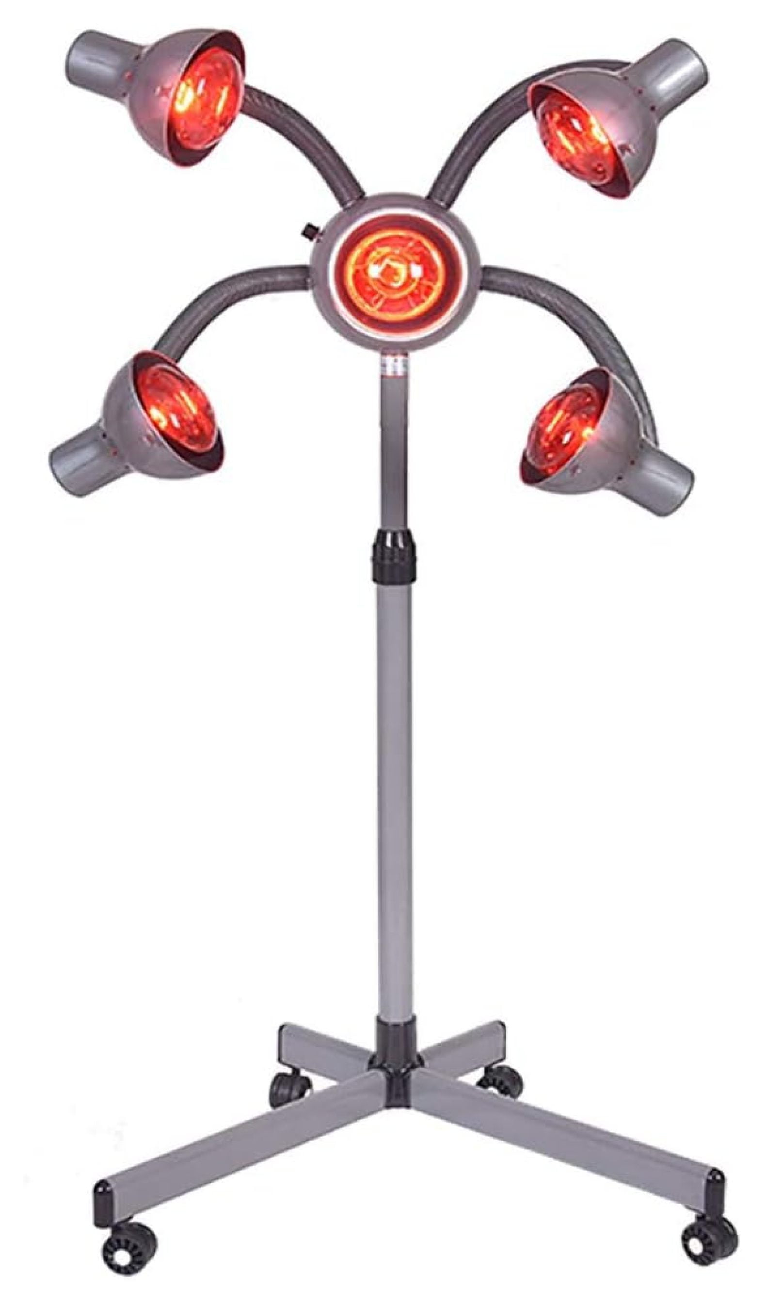 5 Head Infrared Heat Lamp, Color Processor Machine Hair Heat Lamps for