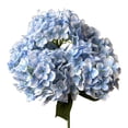 thumbnail image 1 of 5 Heads Artificial Hydrangea Bouquet, Faux Flower Arrangement For Table Centerpiece Home Party Decor, 1 of 9