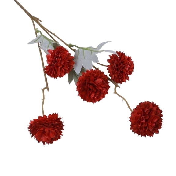 5 Heads Dandelion Artificial Flowers Bouquet 51CM Fake Flowers Home Decor Garden Wedding Decoration Outdoor Table Vase Ornament