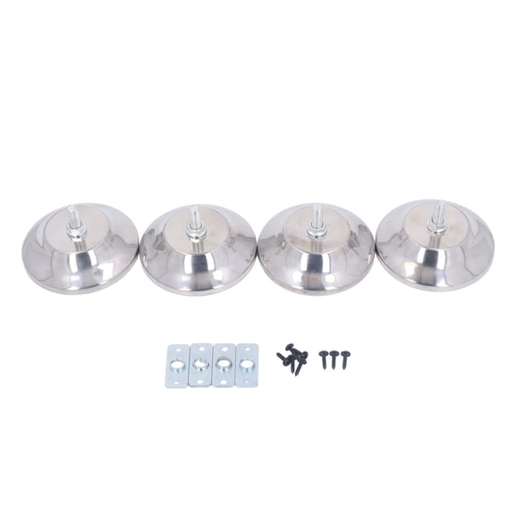 5" Heavy Duty Pool Table Levelers, 4pcs Metal Resin Risers For Stable Gameplay