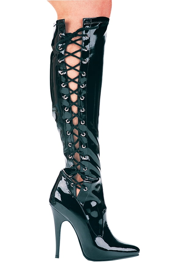 5" Heel Knee High Stretch Boot