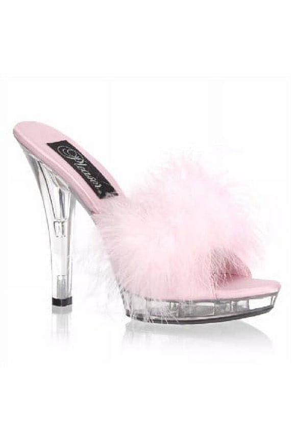 5" Heel Maribou Slipper