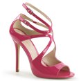 thumbnail image 1 of 5" Heel, Strappy Sandal W/ Cutout Detail - H. Pink Pat, 14, 1 of 5