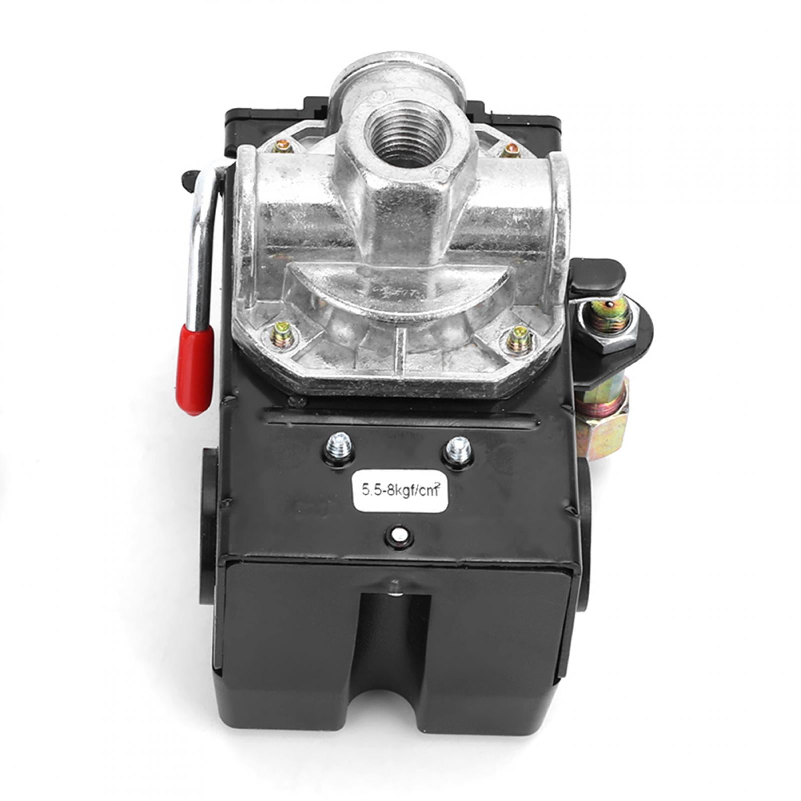 5 Hole G1/4 Automatic Pressure Switch Control Valve 75120psi 220V For