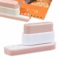 thumbnail image 1 of 5-Hole Paper Puncher for A5 Planner, Multi-Hole Punch with Alignment Scale, Heavy Duty Paper Punch for Crafting, Journals, and Notebooks, Orange, 1 of 9