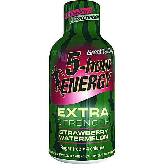 5 Hour Energy 748125 5 Hour Energy Extra Strength Strawberry Watermelon (Case of 12)