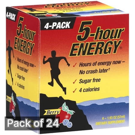 5-Hour Energy Berry Dietary Supplement (Pack of 24)