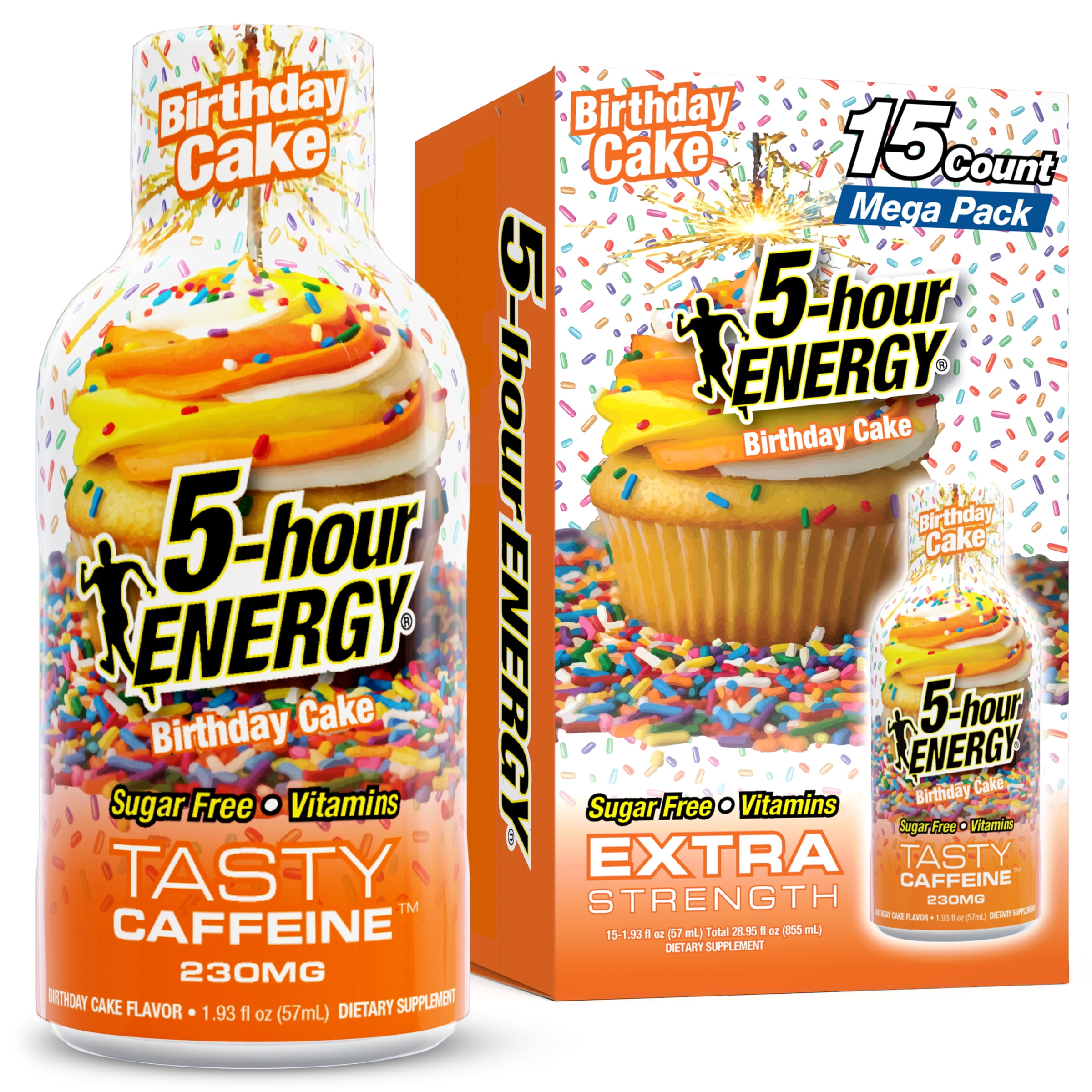 5-hour ENERGY Shot, Confetti Craze Flavor, 15 Count
