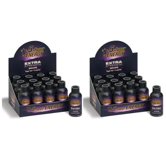 5 Hour Energy Shot Extra Strength Grape- 24 Pack of 2 Ounce Bottles
