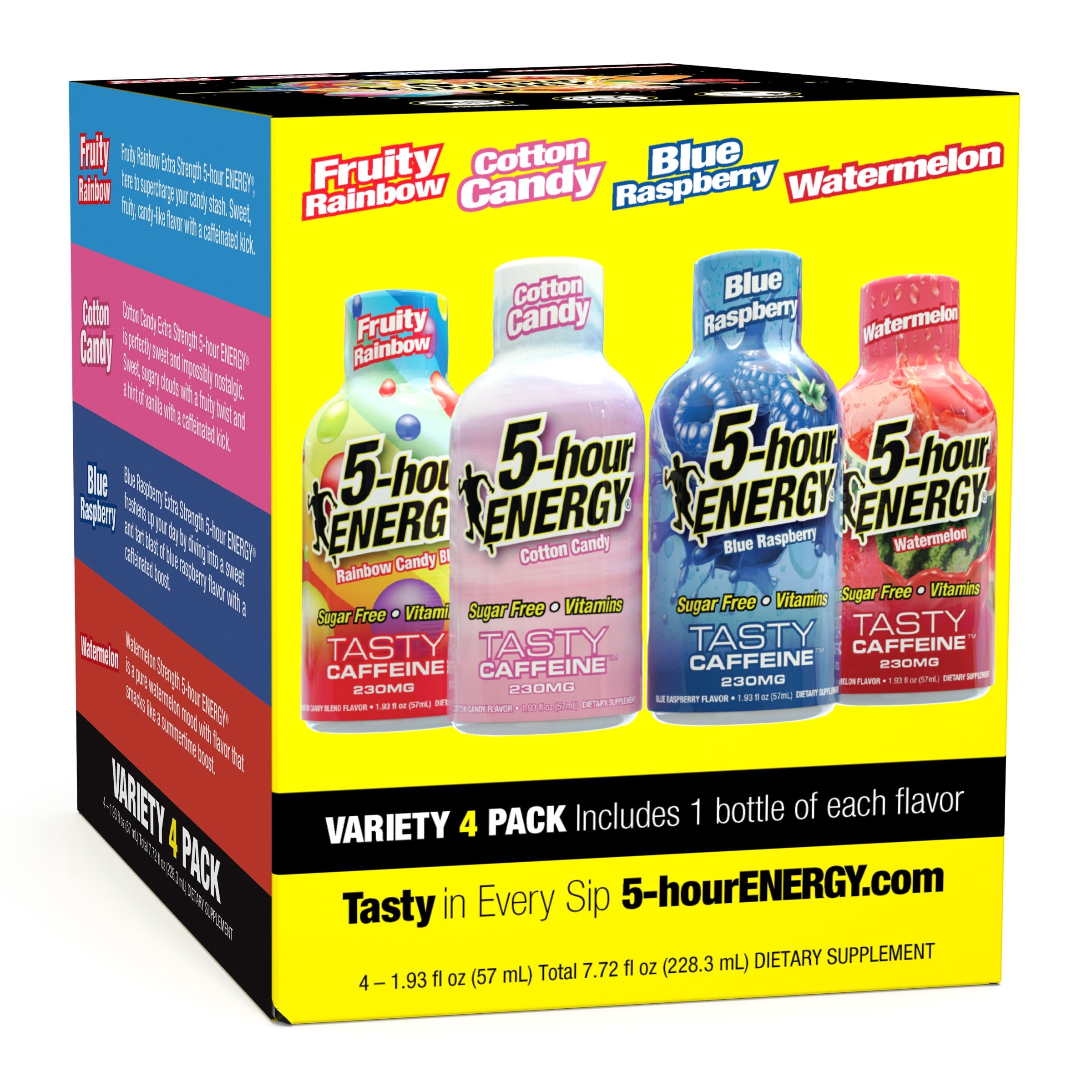 5-hour ENERGY Shot, Variety, 1.93 fl oz, 4 Count