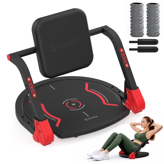 ARVIVO 5-in-1 ABMAX Sit Up Machine with Flat Backrest& Foam Roller 3 Adjustable Resistance Levels Ab Exercise Equipment for All Ages 330lbs Home Workouts