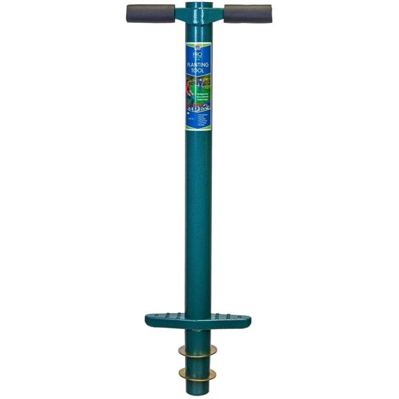 5-IN-1 Lawn Tool and Garden Tool, Bulb Planter, Weeder, Sod Plugger, Annual Planter, Soil Test