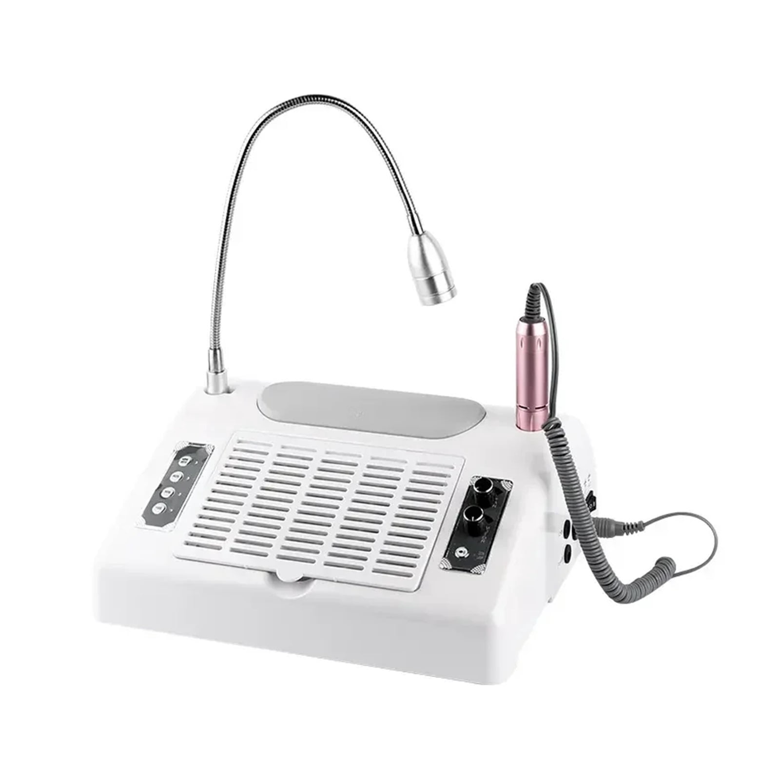 5 IN 1 Newest 80W UV LED Lamp Nail Dryer With Vacuum Cleaner Nail Dust Collector Machine Nail Drill Powerful Salon Tools