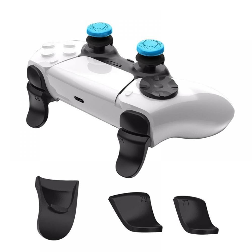eXtremeRate 2 Pcs L1 R1 L2 R2 Button Rubber Silicone Pad for PS4