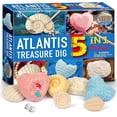 thumbnail image 1 of Piano Potato 5-in-1 Atlantis Treasure Dig Kit, STEM Excavation Set for Kids Ages 6-12, Discover Pearls, Fossils & Gemstones, Complete Science Adventure Activity for Boys & Girls, 1 of 8