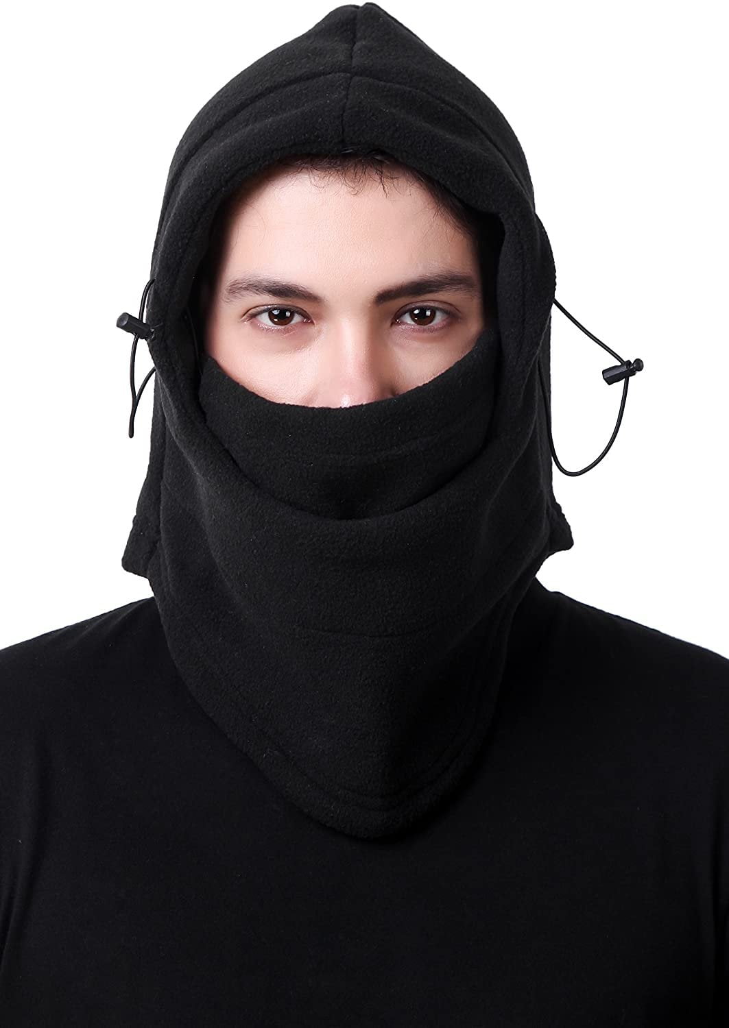 5-In-1 Balaclava Cold Weather Fleece Motorcycle Ski Face