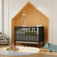Synergy 5In1 Convertible Crib, Converts from Baby Crib to Toddler Bed
