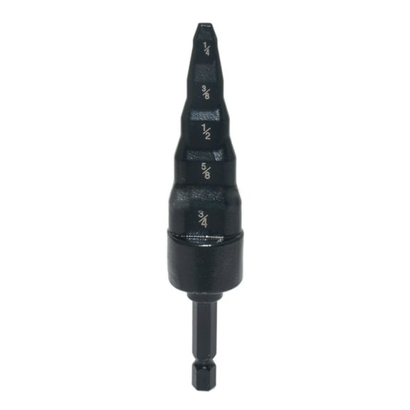 5 In 1 Coppers Pipe Expander Swaging Drill Bit Set Expander Coppers Tube Tool 3/4" 5/8" 3/8" 1/2" 1/4''