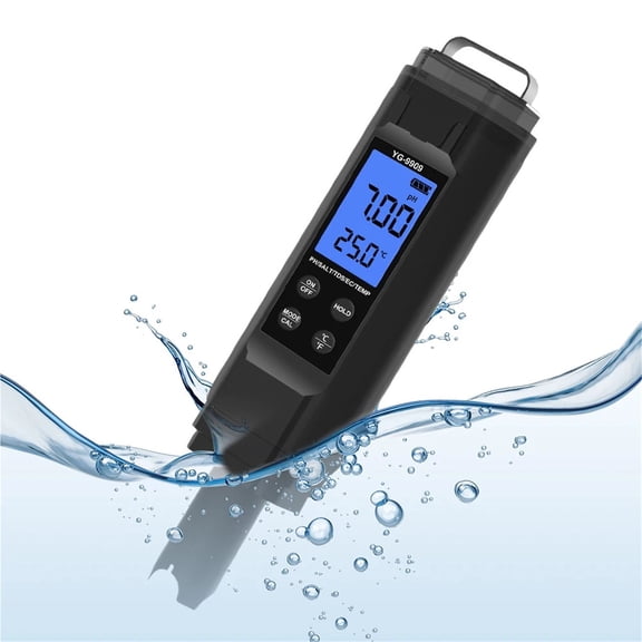 5 In 1 Digital Water Quality Tester Salinity PH Temp EC And TDS Meter For Drinking Water Hydroponics Aquariums Pools ,Multifunctional