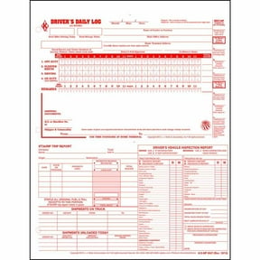 5-In-1 Driver Daily Log 3-pk. (Detailed DVIR, Daily Recap, Shipment Records & Trip Report) - J. J. Keller & Associates