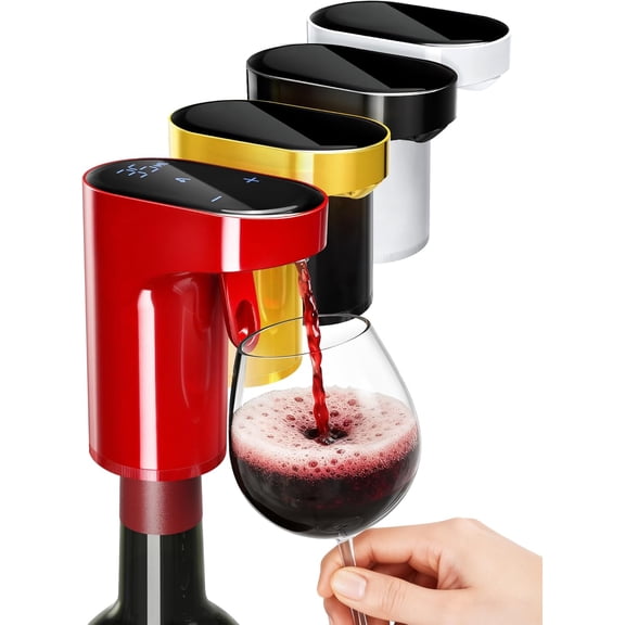 5 In 1 Electric Wine Decanter And Smart Liquor Dispenser With Automatic Aerator Pourer And 1 To 999 Ml Precision Dosing Red Bestseling