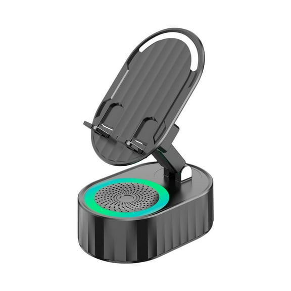 5 In 1 Foldable Intelligent Sensor Speaker Put And Play 9D HiFi Surround Music Phone Stand As For Mobile Bank Can Power