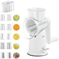 thumbnail image 1 of 5 In 1 Gourmet Cheese Grater, 2025 NEW Cheese Grater, 5 in 1 Rotary Cheese Grater Vegetable Slicer with Hand Crank, Easy to Clean Kitchen Gadgets, 1 of 5