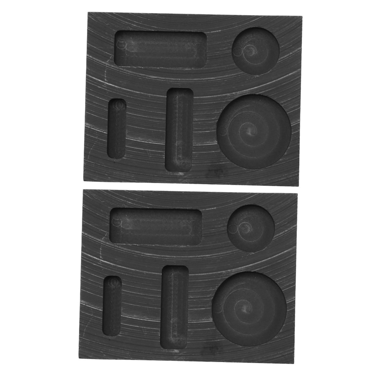 5In1 Graphite Casting Ingot Mold Coin Combo Metal Casting Refining