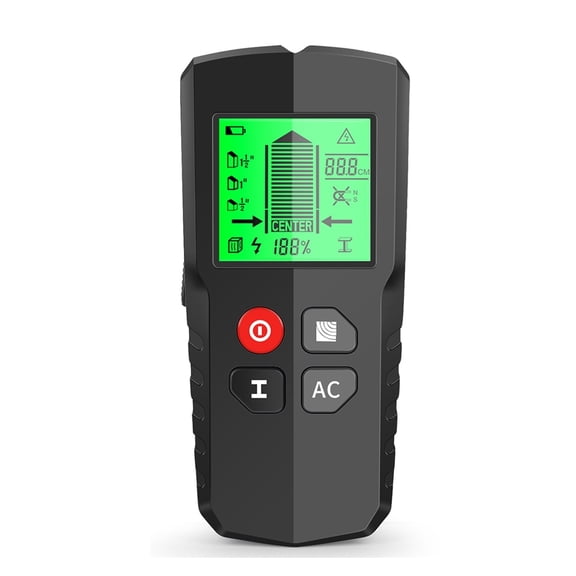 5 In 1 LCD Display Wall Detector Scanner Metal Detector For Wood AC Wire Cable ,Easy to Operate