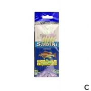 5 In 1 Luminous Sabiki 5 Sizes Fishing Mackerel Feather UK Stri Hooks Q N4Y5