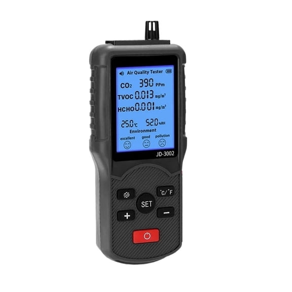 5 In 1 Monitor Air Quality Tester Formaldehyde Gas Detector