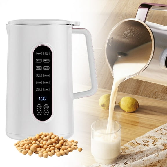 5-In-1 Multi Functional Nut Maker Machine – 40Oz Soymilk Maker with Delay Start/Keep Warm/Self Cleaning (Model D)