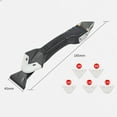 thumbnail image 1 of 5 In 1 Silicone Remover Caulk Finisher Sealant Scraper Grout Kit Hand Tool Set, 1 of 9