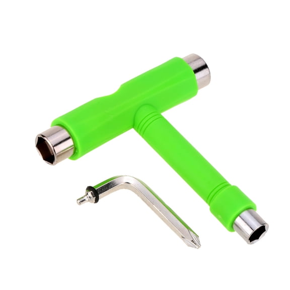 5-In-1 Skate Tool Skateboard Hardware Portable T-Key for Skateboards Longboards