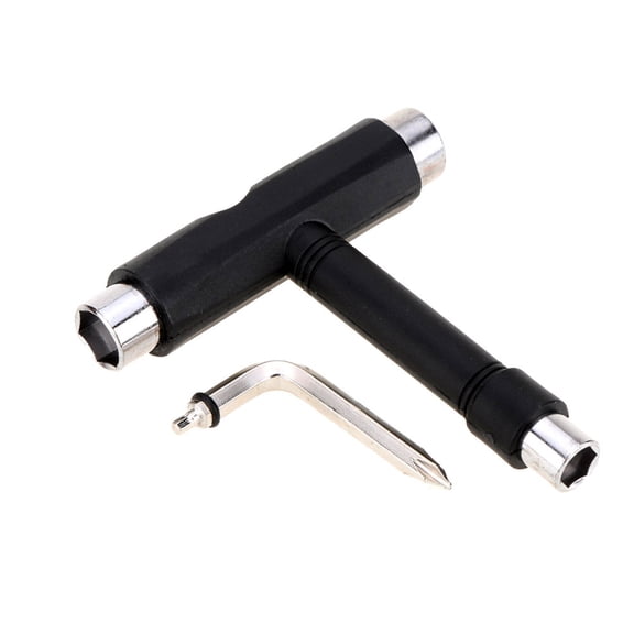 5-In-1 Skate Tool Skateboard Hardware Portable T-Key for Skateboards Longboards