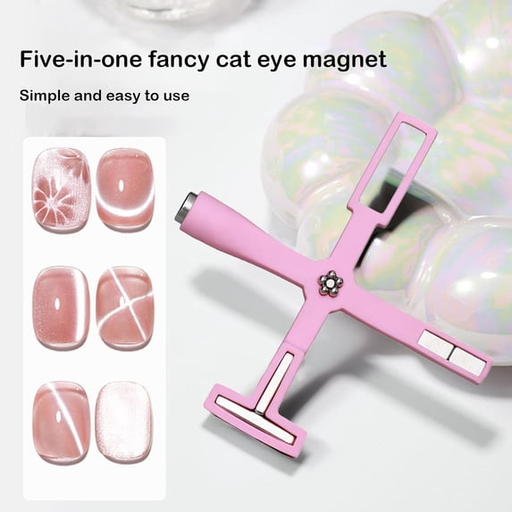 5 in 1 Nail Gel Polish Tool Eye Stick 3D Design Accessories for Stunning Manicures
