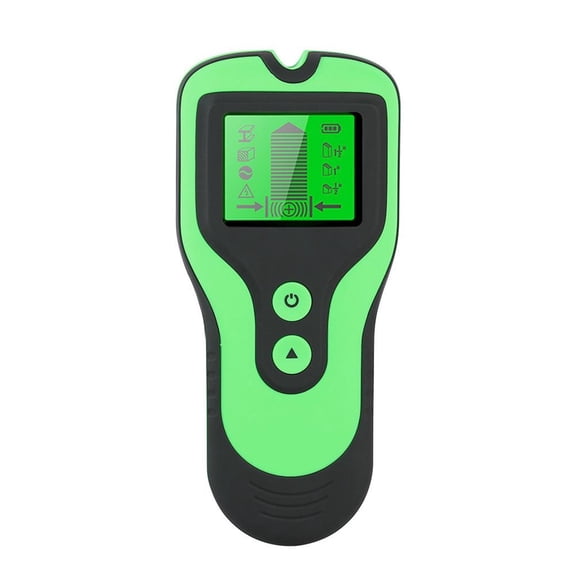 5 In 1 Wall Testing Monitor Water Purity Filter Metal Detector AC Voltage Live Wire Wood Pipe Stud Finder Wall Scanner ,Accurate and Quick - GREEN